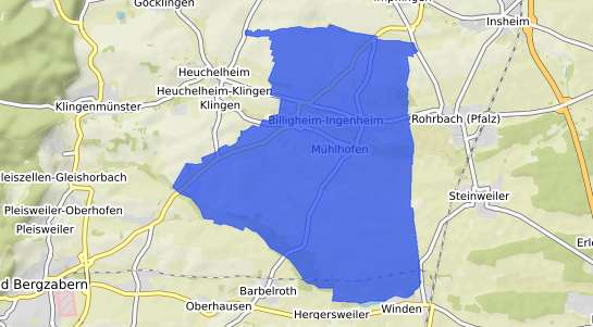 Bodenrichtwertkarte Billigheim Ingenheim